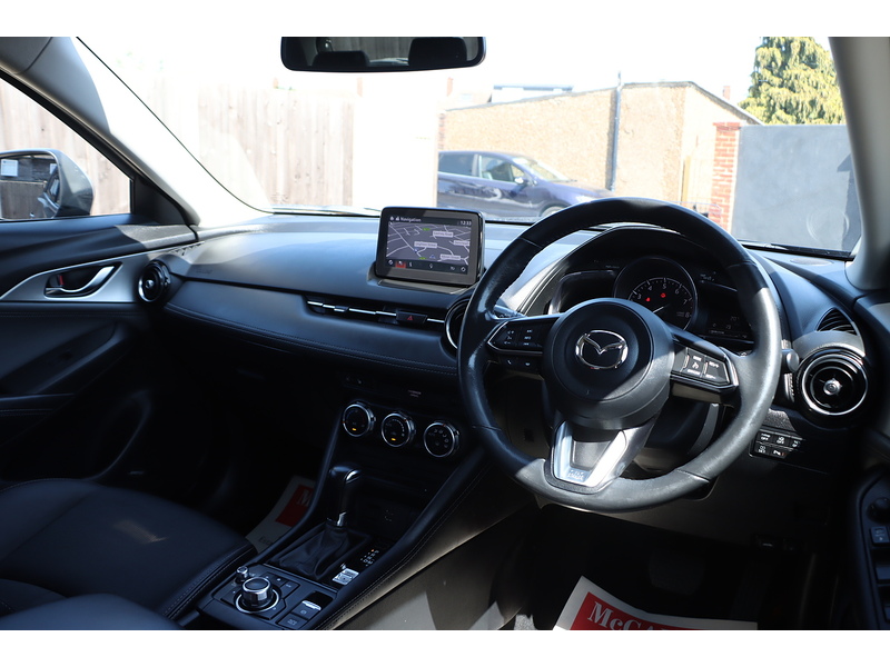 Mazda 2.0 SKYACTIV-G SPORT NAV+ SUV 5DR PETROL AUTO HEATED SEATS SAT NAV BLUETOOTH DAB STEREO REAR CAM PARKING AIDS 2 OWNERS ONLY 29000 MILES FSH 5 SERVICES 72-74 Mitcham Road
