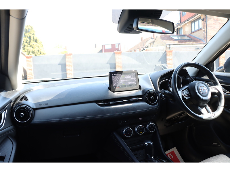 Mazda 2.0 SKYACTIV-G SPORT NAV+ SUV 5DR PETROL AUTO HEATED SEATS SAT NAV BLUETOOTH DAB STEREO REAR CAM PARKING AIDS 2 OWNERS ONLY 29000 MILES FSH 5 SERVICES 72-74 Mitcham Road