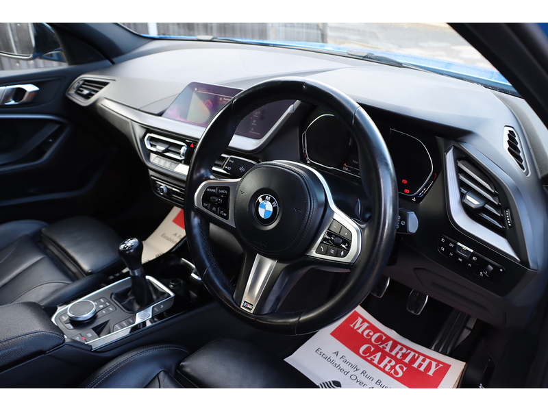 BMW 1.5 M SPORT 5DR HATCHBACK PETROL MANUAL HEATED SEATS SAT NAV BLUETOOTH DAB STEREO APPLE CARPLAY REAR CAMERA PARKING AIDS 2 OWNERS ONLY 49000 MILES FSH 72-74 Mitcham Road