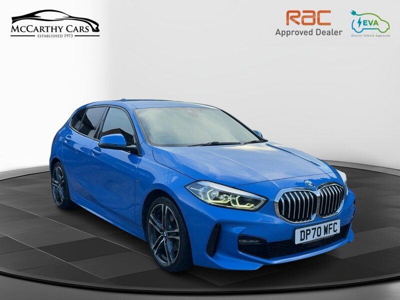 BMW 1.5 M SPORT 5DR HATCHBACK PETROL MANUAL HEATED SEATS SAT NAV BLUETOOTH DAB STEREO APPLE CARPLAY REAR CAMERA PARKING AIDS 2 OWNERS ONLY 49000 MILES FSH 72-74 Mitcham Road