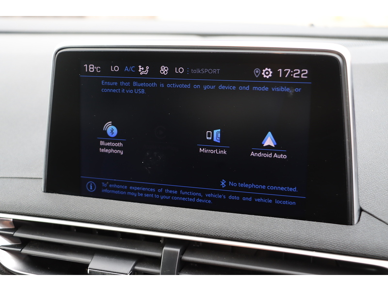 Peugeot 1.2 PURETECH ACTIVE SUV 5DR PETROL MANUAL SAT NAV BLUETOOTH DAB STEREO APPLE CARPLAY PARKING AIDS 2 OWNERS 75000 MILES FSH 7 SERVICES NO ULEZ CHARGE 72-74 Mitcham Road