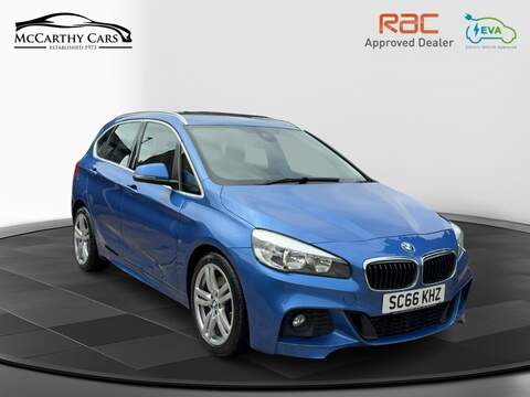 BMW 225XE 1.5 7.6KWH M SPORT MPV 5DR PETROL PLUG-IN HYBRID 4WD AUTO SATNAV BLUETOOTH DAB RADIO PARKING AIDS ONLY 68000 MILES FSH £20 TO TAX NO ULEZ CHARGE