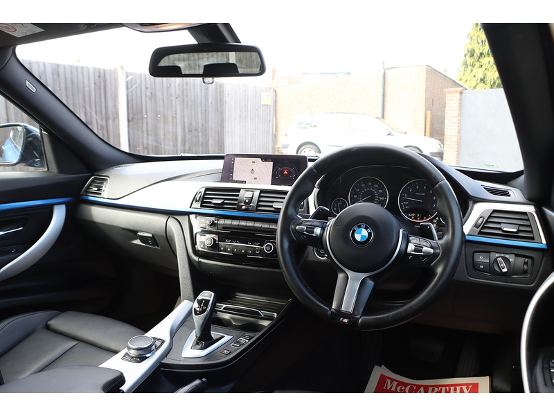BMW 320I 2.0 M SPORT GT 5DR PETROL XDRIVE AUTO HEATED SEATS SATNAV BLUETOOTH DAB RADIO REAR CAMERA PARKING AIDS SAME OWNER FOR 3 YEARS ONLY 77000 MILES SH 72-74 Mitcham Road
