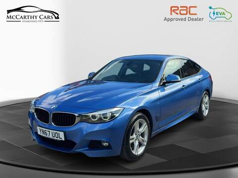 BMW 320I 2.0 M SPORT GT 5DR PETROL XDRIVE AUTO HEATED SEATS SATNAV BLUETOOTH DAB RADIO REAR CAMERA PARKING AIDS SAME OWNER FOR 3 YEARS ONLY 77000 MILES SH