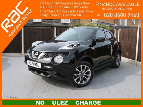 Nissan 1.6 TEKNA SUV PETROL MANUAL HEATED SEATS SAT NAV BLUETOOTH DAB STEREO REAR & 360 CAMERA 2 OWNERS SAME OWNER FOR 3 YEARS 49000 MILES SH NO ULEZ CHARGE