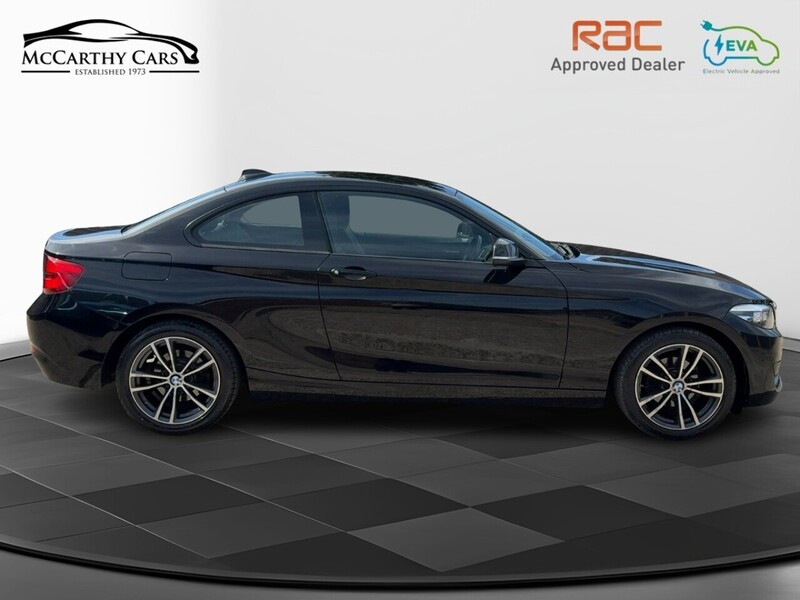 BMW 218I 1.5 SPORT COUPE 2DR PETROL AUTO HEATED SEATS SAT NAV BLUETOOTH DAB STEREO PARKING AIDS 1 OWNER FROM NEW 80000 MILES FSH 6 SERVICES NO ULEZ CHARGE 72-74 Mitcham Road