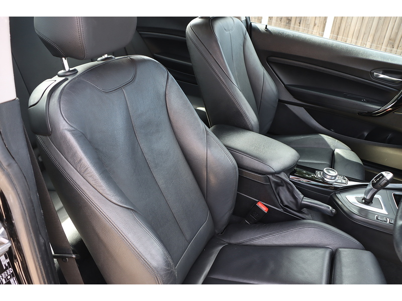 BMW 218I 1.5 SPORT COUPE 2DR PETROL AUTO HEATED SEATS SAT NAV BLUETOOTH DAB STEREO PARKING AIDS 1 OWNER FROM NEW 80000 MILES FSH 6 SERVICES NO ULEZ CHARGE 72-74 Mitcham Road