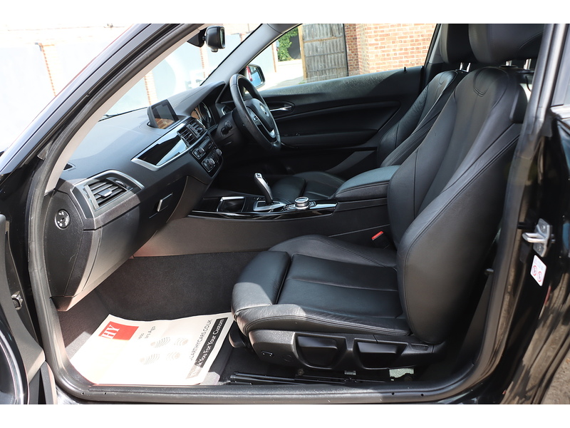 BMW 218I 1.5 SPORT COUPE 2DR PETROL AUTO HEATED SEATS SAT NAV BLUETOOTH DAB STEREO PARKING AIDS 1 OWNER FROM NEW 80000 MILES FSH 6 SERVICES NO ULEZ CHARGE 72-74 Mitcham Road