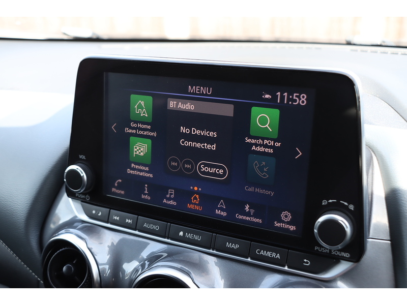 Nissan 1.0 DIG-T N-CONNECTA SUV 5DR PETROL DCT AUTO SATNAV BLUETOOTH DAB RADIO APPLE CARPLAY REAR CAMERA WITH PARKING AIDS JUST 2 OWNERS ONLY 73000 MILES FSH 72-74 Mitcham Road