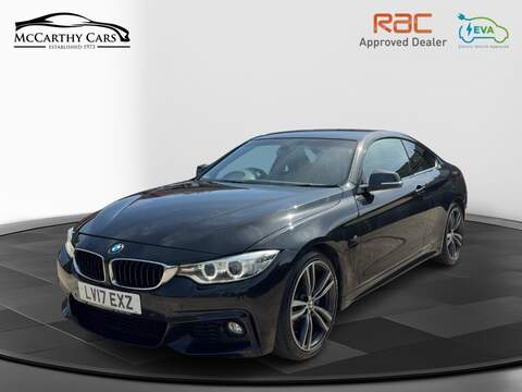 BMW 420I 2.0 M SPORT COUPE 2DR PETROL AUTO HEATED SEATS SATNAV BLUETOOTH DAB STEREO REAR CAMERA PARKING AIDS JUST 2 OWNERS ONLY 78000 MILES FSH 9 SERVICES