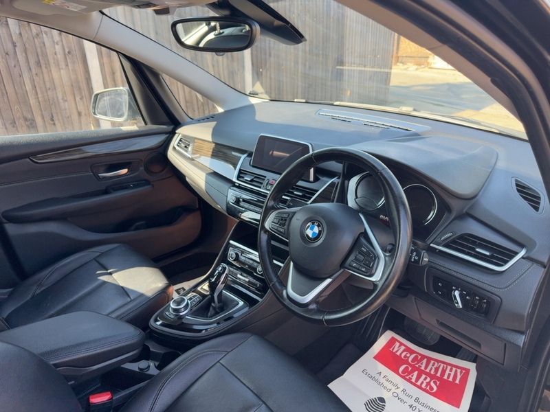 BMW 218I 1.5 LUXURY MPV 5DR PETROL DCT AUTO 7 SEATER SATNAV BLUETOOTH DAB STEREO PARKING AIDS JUST 2 OWNERS SAME OWNER FOR 3 YEARS ONLY 37000 MILES FSH 72-74 Mitcham Road