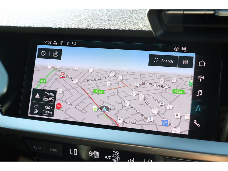 Audi 1.0 TFSI 30 S LINE SPORTBACK 5DR PETROL S TRONIC AUTO SATNAV BLUETOOTH DAB RADIO APPLE CARPLAY PARKING AIDS JUST 1 OWNER FROM NEW ONLY 41000 MILES FSH 72-74 Mitcham Road