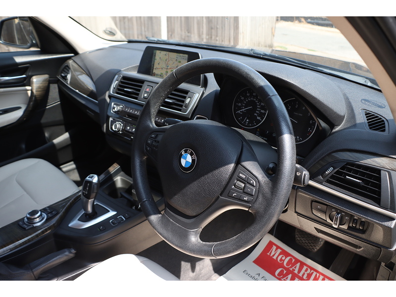 BMW 118I 1.5 SE HATCHBACK 5DR PETROL AUTO SATNAV BLUETOOTH DAB STEREO USB INPUT PARKING AIDS 2 OWNERS SAME OWNER FOR 8 YEARS 83000 MILES SH NO ULEZ CHARGE 72-74 Mitcham Road