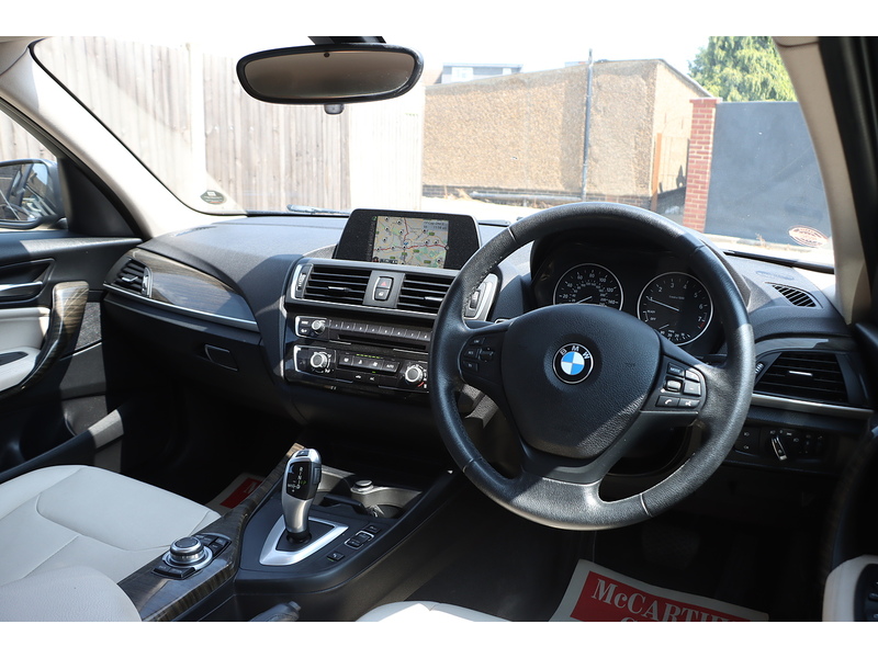 BMW 118I 1.5 SE HATCHBACK 5DR PETROL AUTO SATNAV BLUETOOTH DAB STEREO USB INPUT PARKING AIDS 2 OWNERS SAME OWNER FOR 8 YEARS 83000 MILES SH NO ULEZ CHARGE 72-74 Mitcham Road