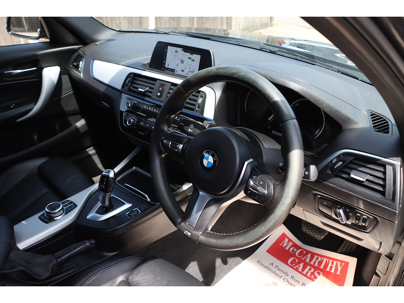 BMW 118I 1.5 GPF M SPORT HATCHBACK 5DR PETROL AUTO SAT NAV BLUETOOTH DAB STEREO USB INPUT AIR CONDITIONING PARKING AIDS ONLY 70000 MILES SH NO ULEZ CHARGE 72-74 Mitcham Road