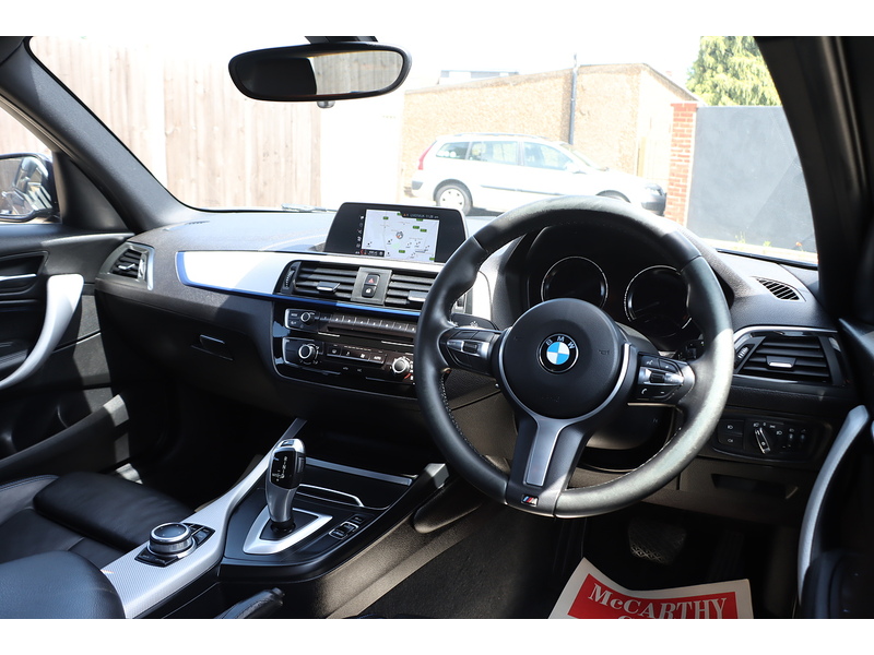 BMW 118I 1.5 GPF M SPORT HATCHBACK 5DR PETROL AUTO SAT NAV BLUETOOTH DAB STEREO USB INPUT AIR CONDITIONING PARKING AIDS ONLY 70000 MILES SH NO ULEZ CHARGE 72-74 Mitcham Road