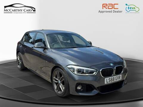 BMW 118I 1.5 GPF M SPORT HATCHBACK 5DR PETROL AUTO SAT NAV BLUETOOTH DAB STEREO USB INPUT AIR CONDITIONING PARKING AIDS ONLY 70000 MILES SH NO ULEZ CHARGE