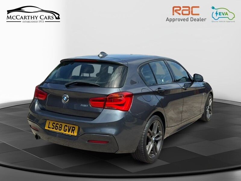 BMW 118I 1.5 GPF M SPORT HATCHBACK 5DR PETROL AUTO SAT NAV BLUETOOTH DAB STEREO USB INPUT AIR CONDITIONING PARKING AIDS ONLY 70000 MILES SH NO ULEZ CHARGE 72-74 Mitcham Road