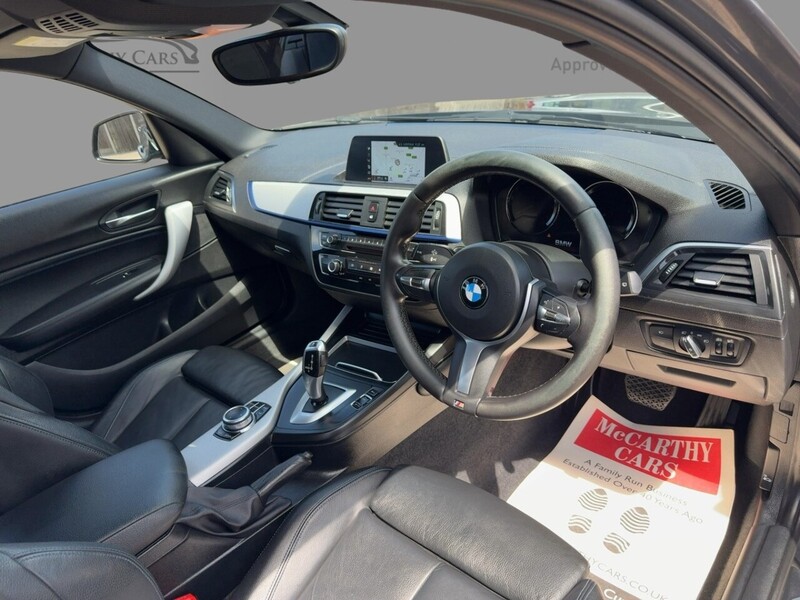 BMW 118I 1.5 GPF M SPORT HATCHBACK 5DR PETROL AUTO SAT NAV BLUETOOTH DAB STEREO USB INPUT AIR CONDITIONING PARKING AIDS ONLY 70000 MILES SH NO ULEZ CHARGE 72-74 Mitcham Road