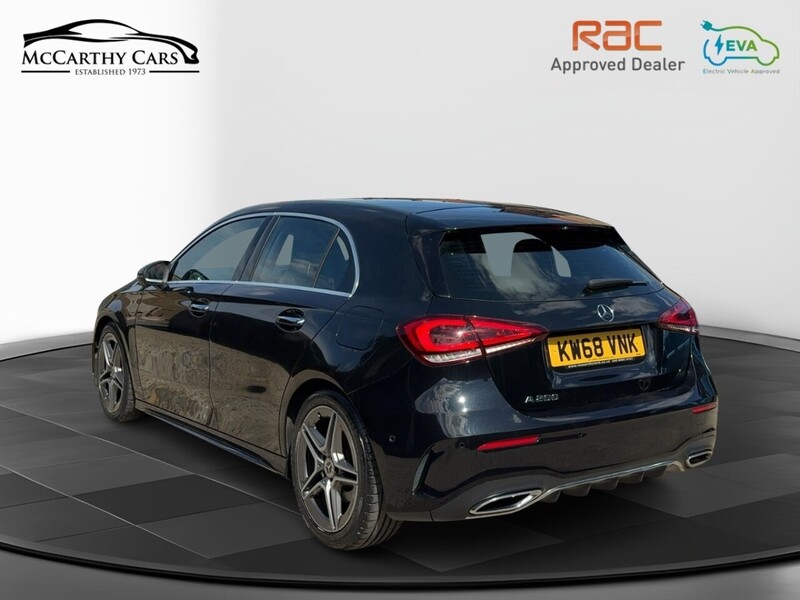 Mercedes-Benz A200 1.3 AMG LINE (PREMIUM) HATCHBACK 5DR PETROL 7G-DCT AUTO HEATED SEATS SAT NAV BLUETOOTH DAB STEREO REAR CAMERA PARKING AIDS ONLY 77000 MILES FSH 72-74 Mitcham Road