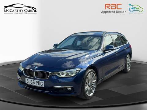 BMW 320I 2.0 LUXURY TOURING 5DR PETROL XDRIVE AUTO SUNROOF HEATED SEATS SATNAV BLUETOOTH DAB RADIO PARKING AIDS JUST 1 OWNER 65000 MILES SH NO ULEZ CHARGE