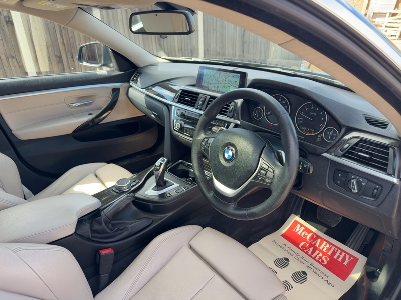 BMW 430I 2.0 LUXURY HATCHBACK 5DR PETROL AUTO SUNROOF HEATED SEATS SATNAV BLUETOOTH DAB RADIO REAR CAMERA PARKING AIDS 2 OWNERS 72000 MILES FSH 9 SERVICES 72-74 Mitcham Road