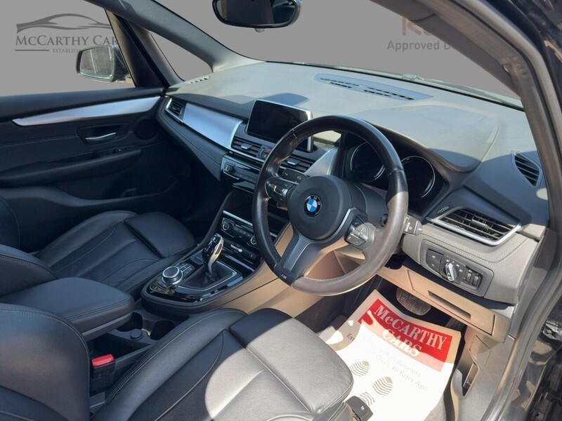 BMW 218I 1.5 M SPORT MPV 5DR PETROL DCT AUTO SATNAV BLUETOOTH DAB RADIO APPLE CARPLAY PARKING AIDS 2 OWNERS ONLY 49000 MILES FSH 6 SERVICES NO ULEZ CHARGE 72-74 Mitcham Road