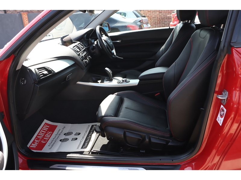 BMW 220I 2.0 SPORT COUPE 2DR PETROL AUTO FULL LEATHER HEATED SEATS SATNAV BLUETOOTH DAB STEREO PARKING AIDS ONLY 43000 MILES FSH 9 SERVICES NO ULEZ CHARGE 92-96 Mitcham Road