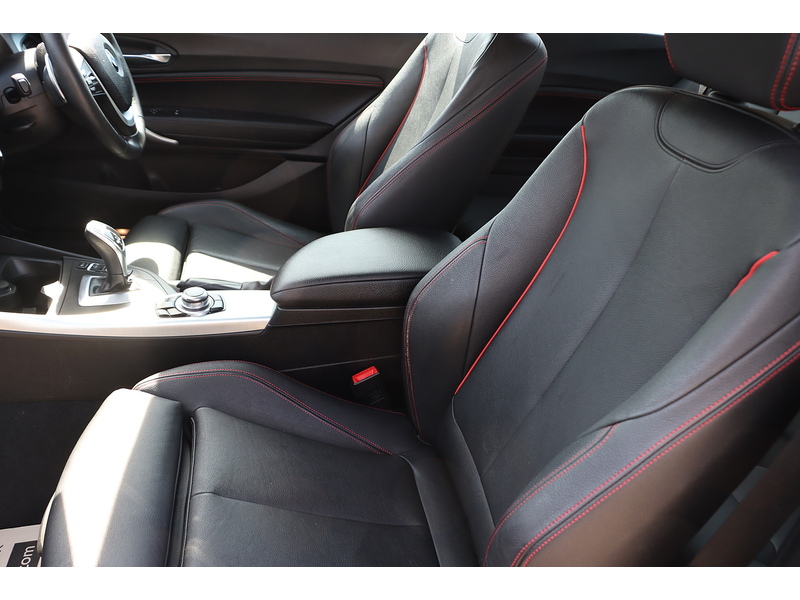 BMW 220I 2.0 SPORT COUPE 2DR PETROL AUTO FULL LEATHER HEATED SEATS SATNAV BLUETOOTH DAB STEREO PARKING AIDS ONLY 43000 MILES FSH 9 SERVICES NO ULEZ CHARGE 92-96 Mitcham Road
