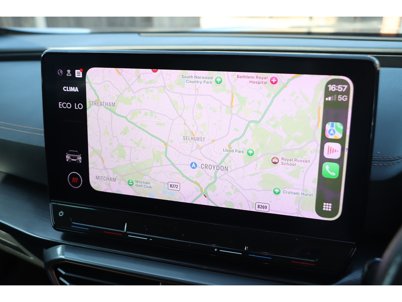 CUPRA 1.4 EHYBRID 12.8KWH V1 SUV 5DR PETROL PLUG-IN HYBRID DSG AUTO SAT NAV BLUETOOTH DAB STEREO APPLE CARPLAY PARKING AIDS ONLY 73000 MILES FSH 6 SERVICES 92-96 Mitcham Road