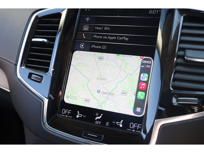 Volvo 2.0H T8 TWIN ENGINE 10.4KWH INSCRIPTION PRO SUV 5DR PETROL PLUG-IN HYBRID 4WD AUTO 7 SEATER SUNROOF HEATED SEATS SAT NAV APPLE CARPLAY REAR CAMERA FSH 72-74 Mitcham Road