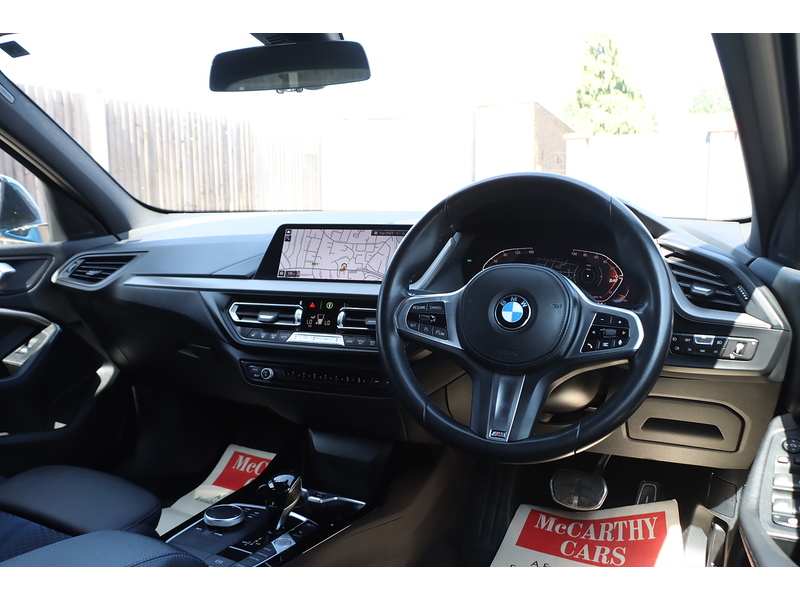 BMW 118I 1.5 M SPORT (LCP) HATCHBACK 5DR PETROL DCT AUTO HEATED SEATS SAT NAV BLUETOOTH DAB STEREO APPLE CARPLAY PARKING AIDS JUST 1 OWNER 57000 MILES FSH 72-74 Mitcham Road