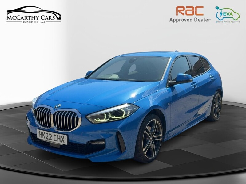 BMW 118I 1.5 M SPORT (LCP) HATCHBACK 5DR PETROL DCT AUTO HEATED SEATS SAT NAV BLUETOOTH DAB STEREO APPLE CARPLAY PARKING AIDS JUST 1 OWNER 57000 MILES FSH 72-74 Mitcham Road