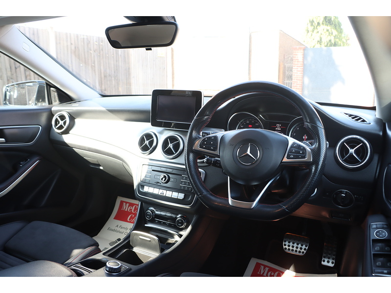 Mercedes-Benz CLA200 1.6 AMG LINE EDITION SHOOTING BRAKE 5DR PETROL 7G-DCT AUTO SATNAV BLUETOOTH RADIO REAR CAMERA WITH PARKING AIDS ONLY 87000 MILES FSH 7 SERVICES 92-96 Mitcham Road