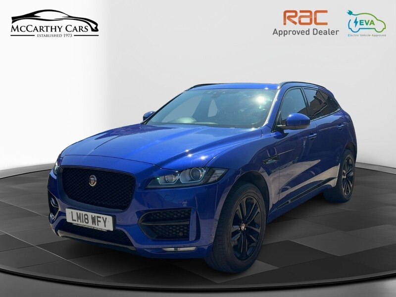 Jaguar 2.0 P250I R-SPORT SUV 5DR PETROL AWD AUTO PAN ROOF HEATED SEATS SAT NAV BLUETOOTH DAB STEREO REAR CAMERA PARKING AIDS ONLY 62000 MILES SH 5 SERVICES 72-74 Mitcham Road