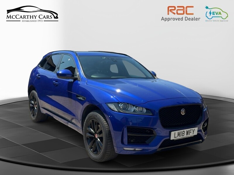 Jaguar 2.0 P250I R-SPORT SUV 5DR PETROL AWD AUTO PAN ROOF HEATED SEATS SAT NAV BLUETOOTH DAB STEREO REAR CAMERA PARKING AIDS ONLY 62000 MILES SH 5 SERVICES 72-74 Mitcham Road