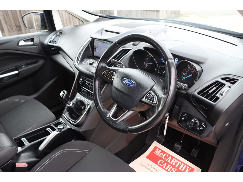 Ford 1.0T ECOBOOST ZETEC MPV 5DR PETROL MANUAL 7 SEATER SAT NAV BLUETOOTH DAB STEREO PARKING AIDS ONLY 73000 MILES SH JUST £35 ROAD TAX NO ULEZ CHARGE 72-74 Mitcham Road