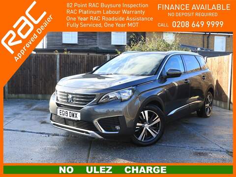 Peugeot 1.6 PURETECH ALLURE SUV 5DR PETROL EAT AUTO 7 SEATER I-COCKPIT DIGITAL DASH SATNAV APPLE CAR PLAY/ANDROID AUTO REAR CAMERA PARKING AIDS 49000 MILES SH