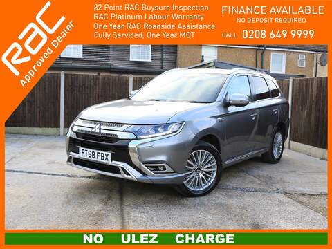 Mitsubishi 2.4H TWINMOTOR 13.8KWH 4H SUV 5DR PETROL PLUG-IN HYBRID CVT 4WD AUTO HEATED SEATS SAT NAV BLUETOOTH APPLE CARPLAY REAR CAMERA 2 OWNERS 92000 MILES SH