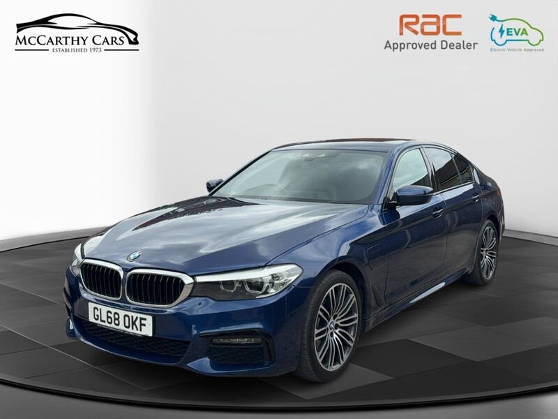 BMW 530E 2.0 9.2KWH M SPORT SALOON 4DR PETROL PLUG-IN HYBRID AUTO HEATED SEATS SAT NAV BLUETOOTH DAB STEREO APPLE CARPLAY REAR CAMERA ONLY 55000 MILES FSH 72-74 Mitcham Road