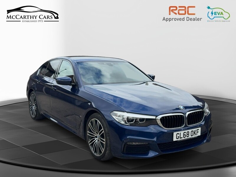BMW 530E 2.0 9.2KWH M SPORT SALOON 4DR PETROL PLUG-IN HYBRID AUTO HEATED SEATS SAT NAV BLUETOOTH DAB STEREO APPLE CARPLAY REAR CAMERA ONLY 55000 MILES FSH 72-74 Mitcham Road