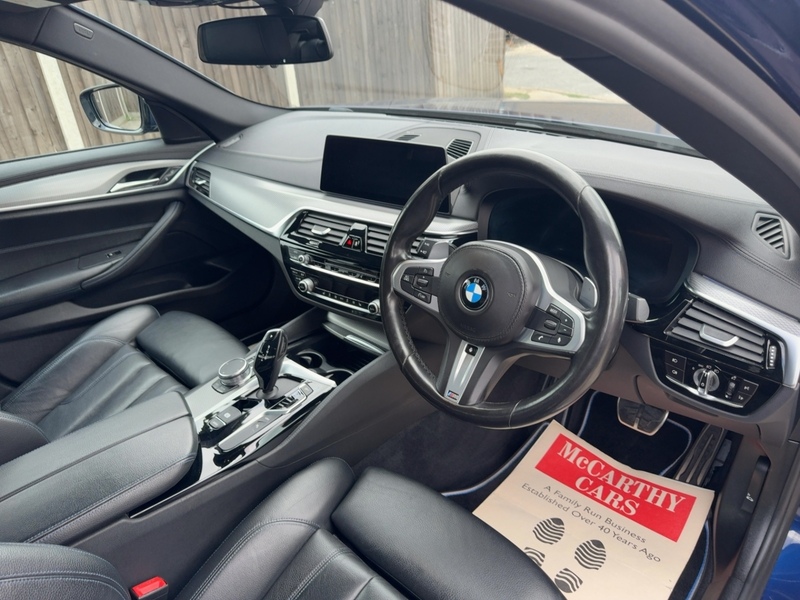 BMW 530E 2.0 9.2KWH M SPORT SALOON 4DR PETROL PLUG-IN HYBRID AUTO HEATED SEATS SAT NAV BLUETOOTH DAB STEREO APPLE CARPLAY REAR CAMERA ONLY 55000 MILES FSH 72-74 Mitcham Road