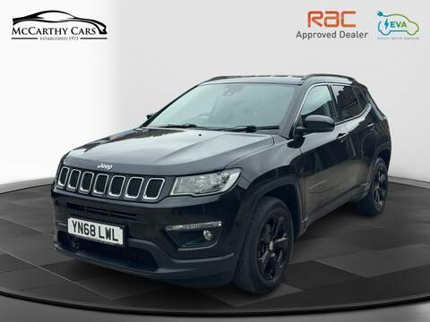 Jeep 1.4T MULTIAIRII LONGITUDE SUV 5DR PETROL MANUAL SAT NAV BLUETOOTH DAB STEREO APPLE CARPLAY REAR CAMERA PARKING AIDS JUST 2 OWNERS ONLY 75000 MILES SH