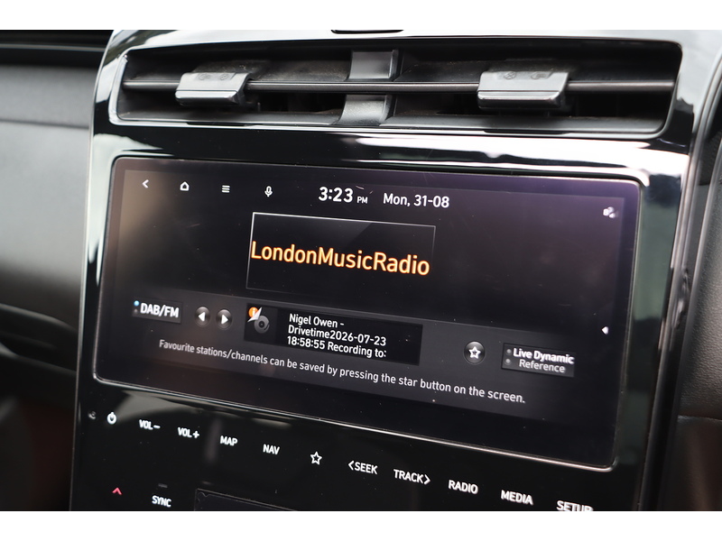 Hyundai 1.6 H T-GDI N LINE S SUV 5DR PETROL HYBRID AUTO SUNROOF HEATED SEATS SAT NAV BLUETOOTH APPLE CARPLAY REAR CAMERA PARKING AIDS 1 OWNER 64000 MILES FSH 72-74 Mitcham Road