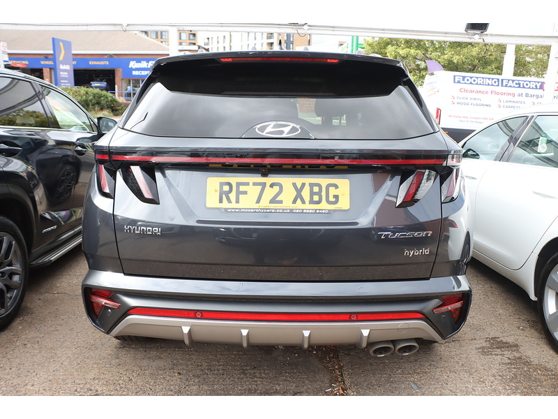 Hyundai 1.6 H T-GDI N LINE S SUV 5DR PETROL HYBRID AUTO SUNROOF HEATED SEATS SAT NAV BLUETOOTH APPLE CARPLAY REAR CAMERA PARKING AIDS 1 OWNER 64000 MILES FSH 72-74 Mitcham Road