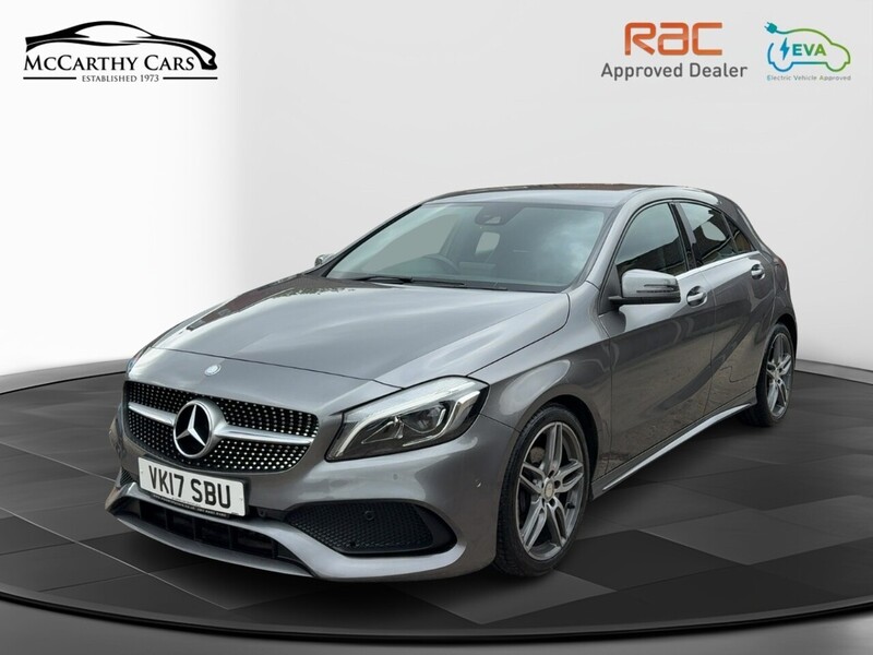 Mercedes-Benz A180 1.6 AMG LINE (PREMIUM) HATCHBACK 5DR PETROL 7G-DCT AUTO HEATED SEATS SATNAV BLUETOOTH APPLE CARPLAY REAR CAM PARKING AIDS 2 OWNERS 71000 MILES SH 72-74 Mitcham Road