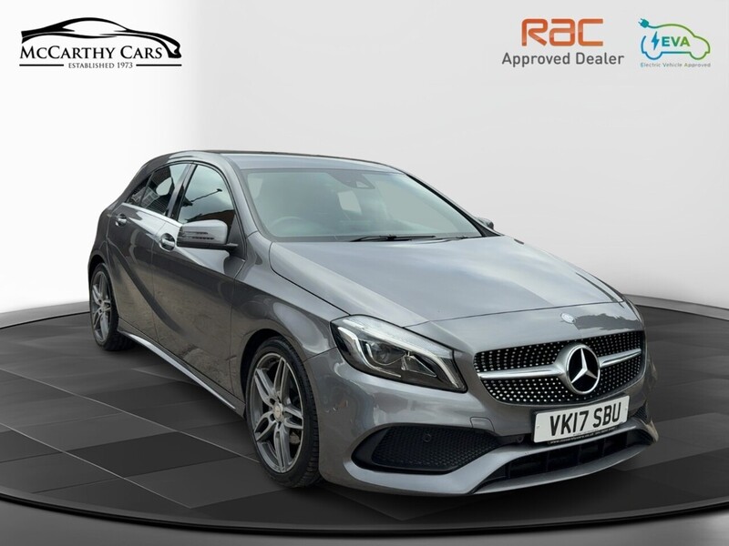 Mercedes-Benz A180 1.6 AMG LINE (PREMIUM) HATCHBACK 5DR PETROL 7G-DCT AUTO HEATED SEATS SATNAV BLUETOOTH APPLE CARPLAY REAR CAM PARKING AIDS 2 OWNERS 71000 MILES SH 72-74 Mitcham Road