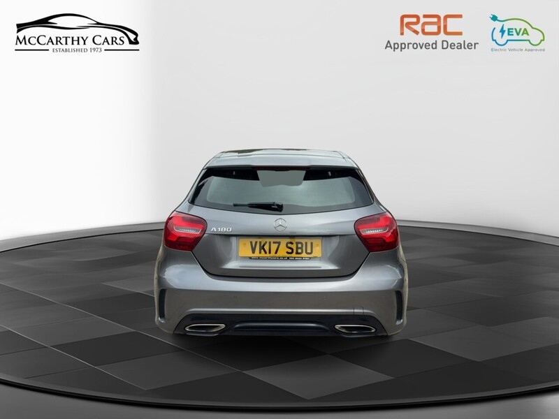 Mercedes-Benz A180 1.6 AMG LINE (PREMIUM) HATCHBACK 5DR PETROL 7G-DCT AUTO HEATED SEATS SATNAV BLUETOOTH APPLE CARPLAY REAR CAM PARKING AIDS 2 OWNERS 71000 MILES SH 72-74 Mitcham Road