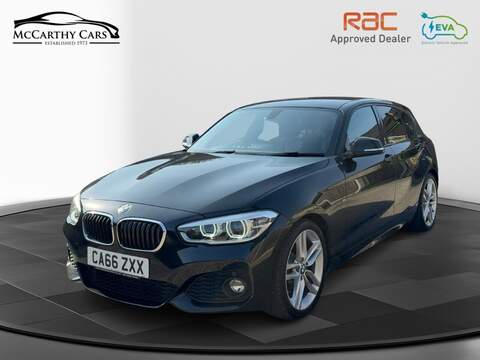BMW 118I 1.5 M SPORT HATCHBACK 5DR PETROL AUTO SAT NAV BLUETOOTH DAB STEREO AIR CON PARKING AIDS JUST 1 OWNER FROM NEW ONLY 66000 MILES FSH NO ULEZ CHARGE