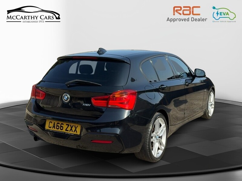 BMW 118I 1.5 M SPORT HATCHBACK 5DR PETROL AUTO SAT NAV BLUETOOTH DAB STEREO AIR CON PARKING AIDS JUST 1 OWNER FROM NEW ONLY 66000 MILES FSH NO ULEZ CHARGE 72-74 Mitcham Road